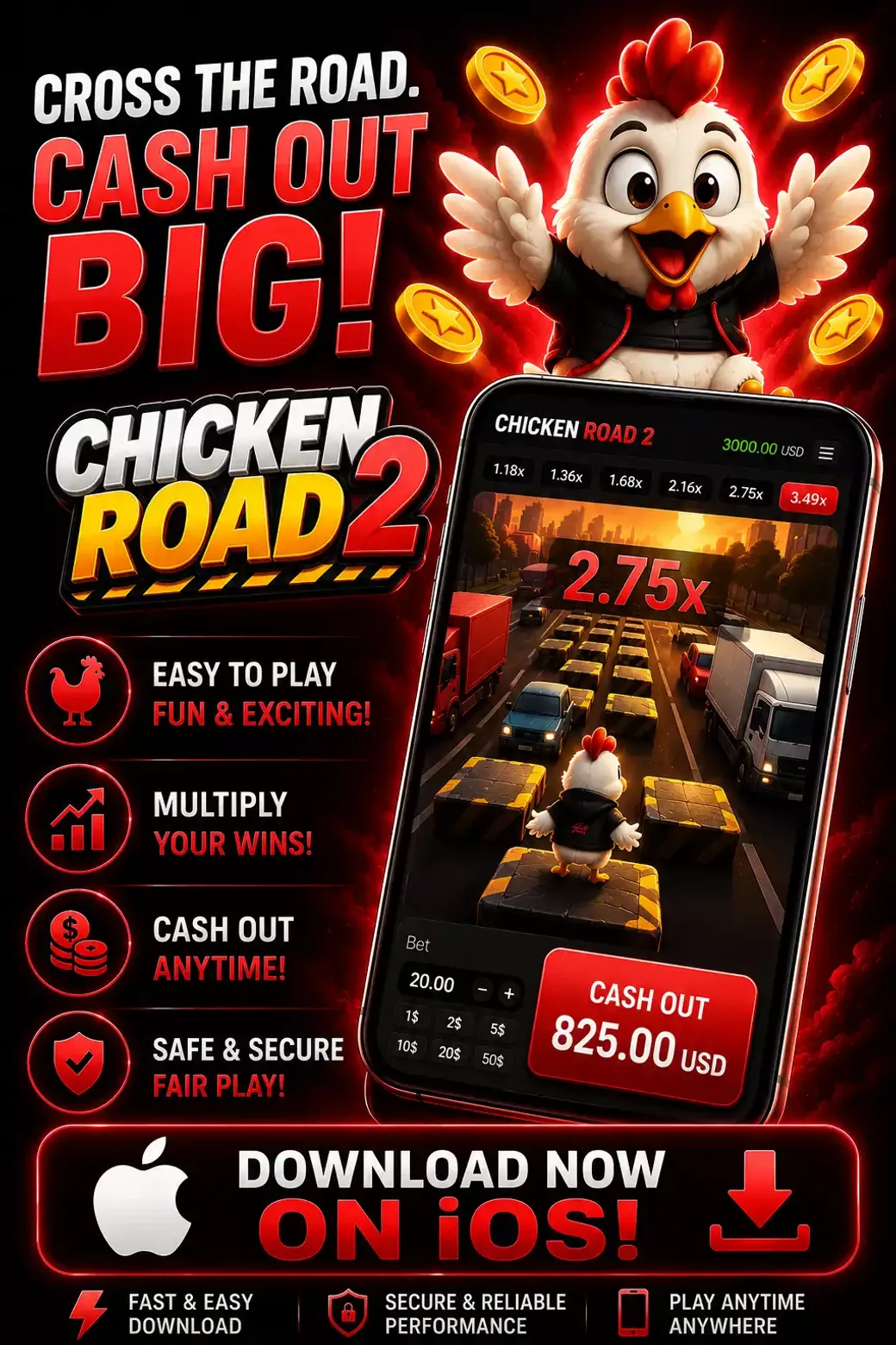 Download Chicken Road 2 EN IOS 1