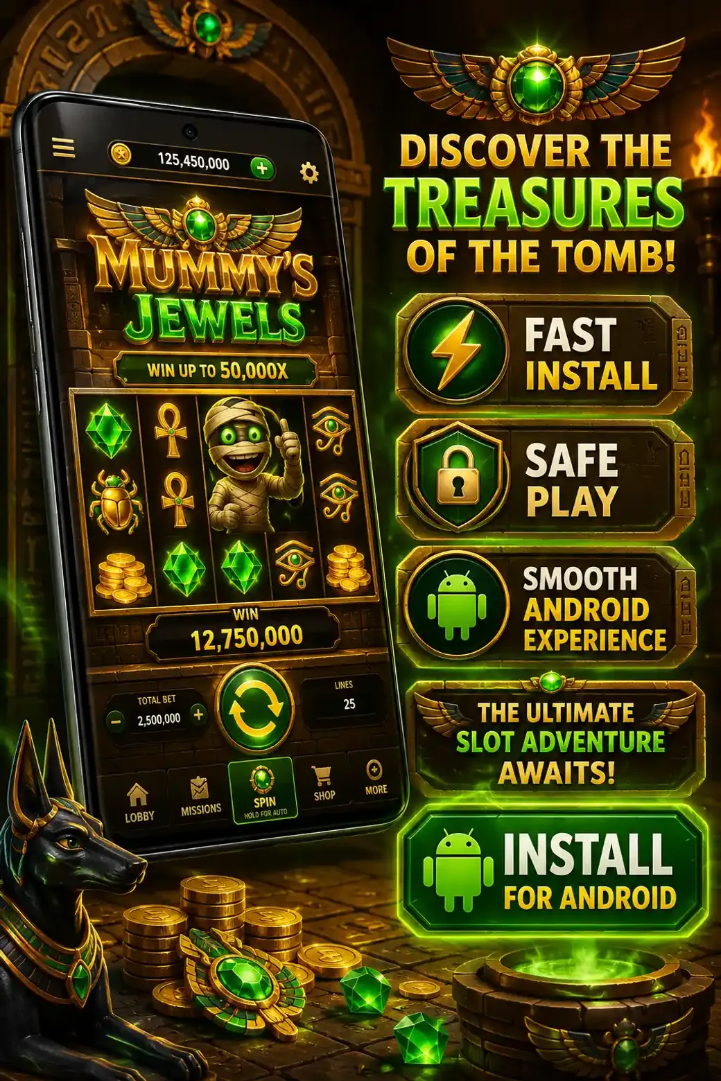 Download Mummy’s Jewels Android EN 1