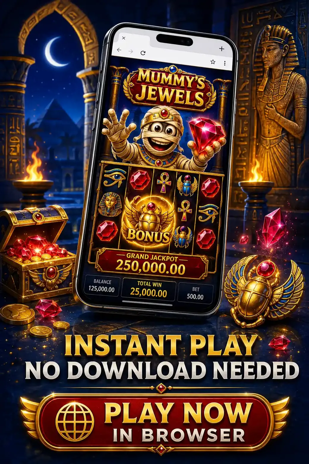 Download Mummy’s Jewels Browser EN 1